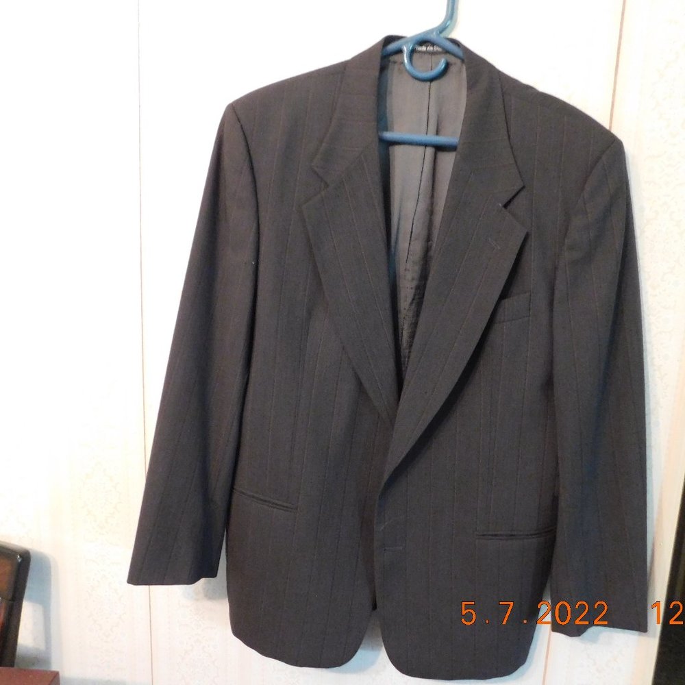 Valentino Uomo Suit Jacket Blazer Men's Virgin Wool